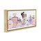 Stupell Industries Fashion Fragrance Glam Accessories Framed Floater Canvas Wall Art
